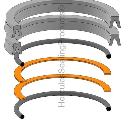 Parker - After Market Parts Hydraulic Cylinder Repair Kit- 2 Piston Kits PK2002A001